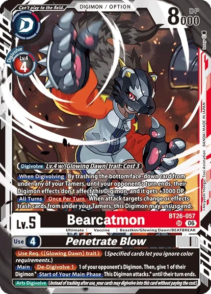Bearcatmon/Penetrate Blow BT26-057