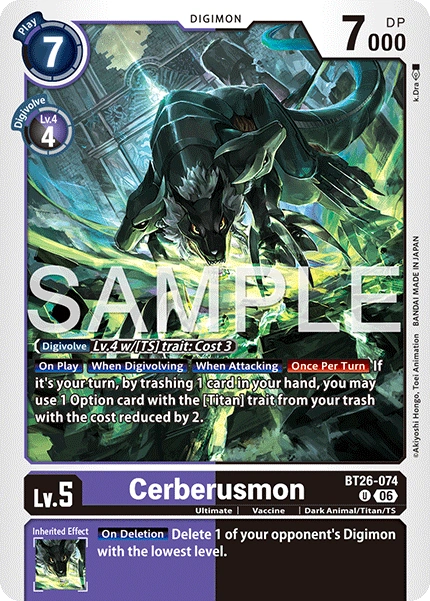 Ceberusmon BT26-074