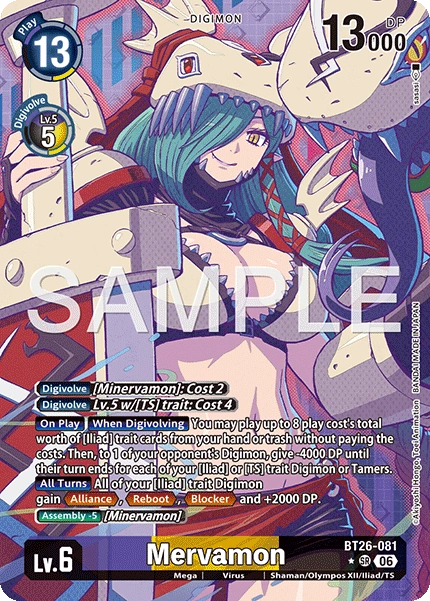 Mervamon BT26-081 (Alternate Art)