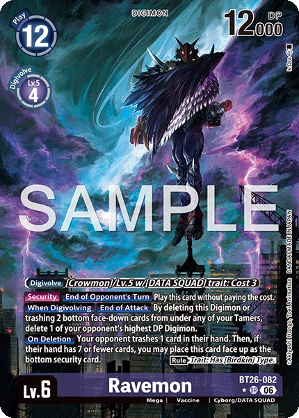Ravemon BT26-082 (Alternate Art)