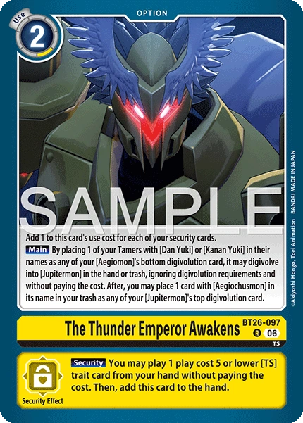 The Thunder Emperor Awakens BT26-097