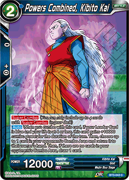 Powers Combined, Kibito Kai BT3-043