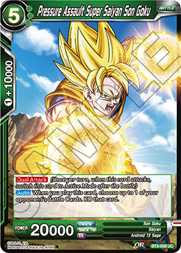 Pressure Assault Super Saiyan Son Goku BT3-058