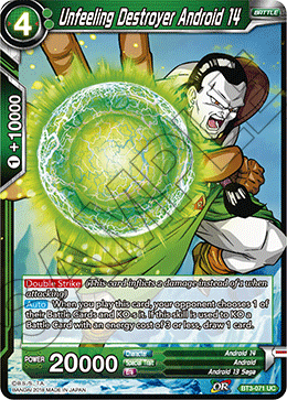 Unfeeling Destroyer Android 14 BT3-071