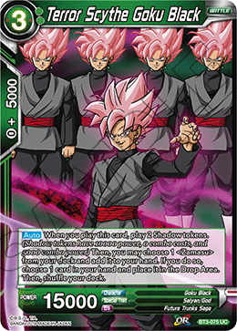 Terror Scythe Goku Black BT3-075