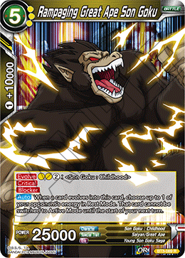 Rampaging Great Ape Son Goku BT3-089
