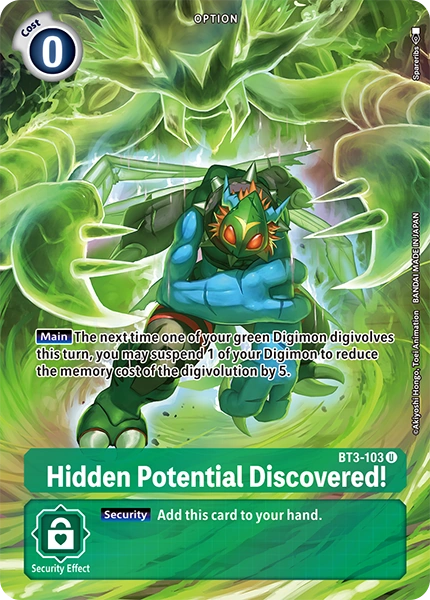 Hidden Potential Discovered BT3-103