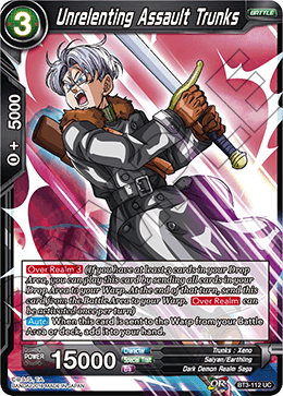 Unrelenting Assult Trunks BT3-112