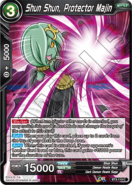 Shun Shun, Protector Majin BT3-119