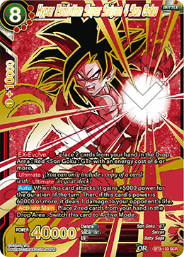 Hyper Evolution Super Saiyan 4 Son Goku BT3-123