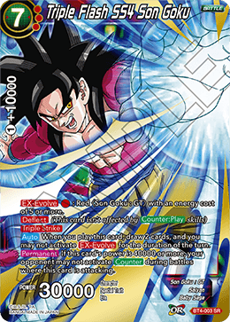 Triple Flash SS4 Son Goku BT4-003