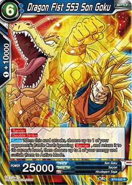 Dragon Fist SS3 Son Goku BT4-025