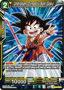 Unbroken Dynasty Son Goku BT4-079