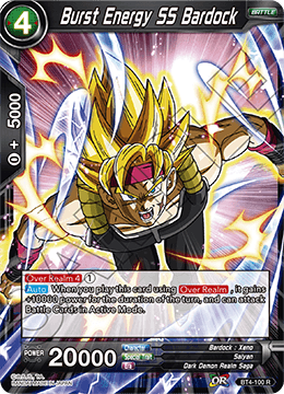 Burst Energy SS Bardock BT4-100