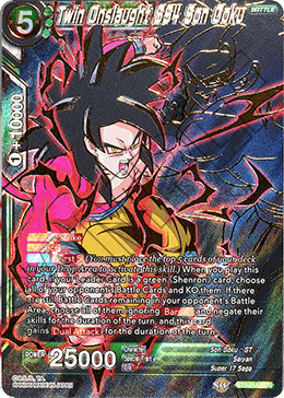 Twin Onslaught SS4 Son Goku BT5-055 (Special Rare)