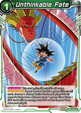 Unthinkable Fate BT5-076