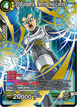 SSB Vegeta, Testing His Limits BT5-083