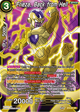 Frieza, Back from Hell BT5-091