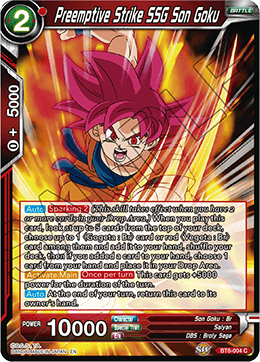 Preemptive Strike SSG Son Goku BT6-004