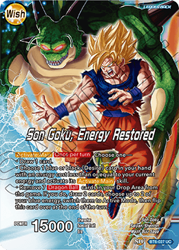 Dende // Son Goku, Energy Restored BT6-027