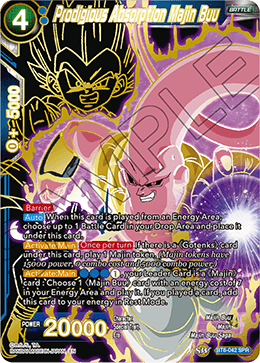 Prodigious Absorption Majin Buu BT6-042 (Special Rare)