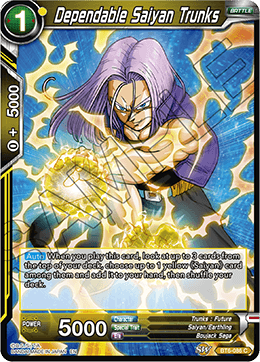 Dependable Saiyan Trunks BT6-086