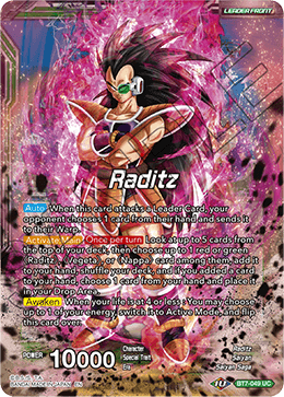 Raditz // Raditz, Brotherly Hate BT7-049