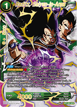 Raditz, Saiyan-In-Arms BT7-051 (Special Rare)
