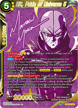 Hit, Pride of Universe 6 BT7-079 (Special Rare Signed)