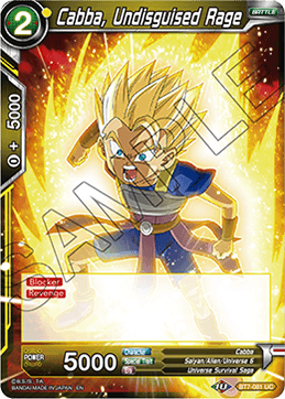 Cabba, Undisguised Rage BT7-081