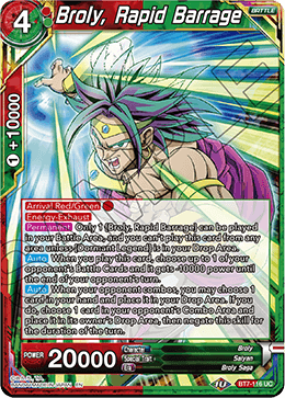 Broly, Rapid Barrage BT7-116