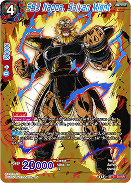 SS3 Nappa, Saiyan Might BT7-125