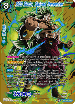 SS3 Broly, Saiyan Berserker BT7-127