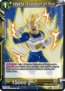 Vegeta, Explosion of Fury BT8-071