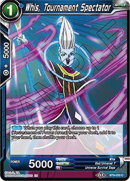 Whis, Tournament Spectator BT9-033
