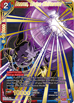 Beerus, Divine Obliterator BT9-107 (Special Rare)