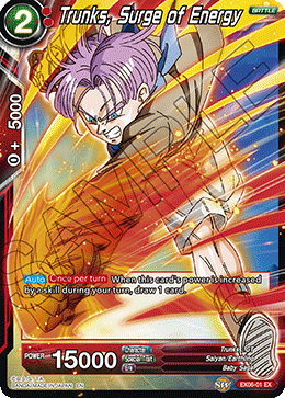 Trunks, Surge of Energy EX06-01