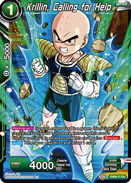 Krillin, Calling for Help EX06-17