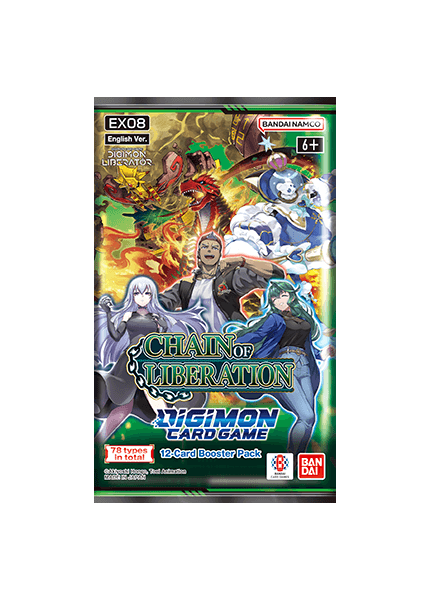 Digimon Card Game: Chain of Liberation Booster Pack (EX08)