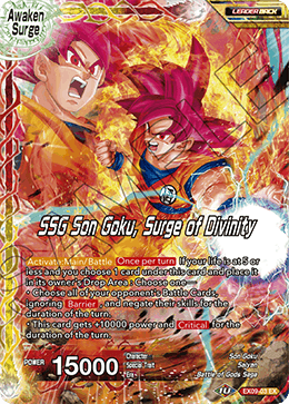 Super Saiyan Son Goku // SSG Son Goku, Surge of Divinty EX09-03