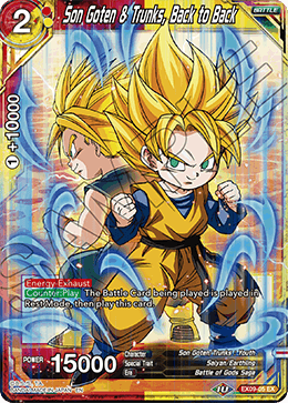 Son Goten & Trunks, Back to Back EX09-05