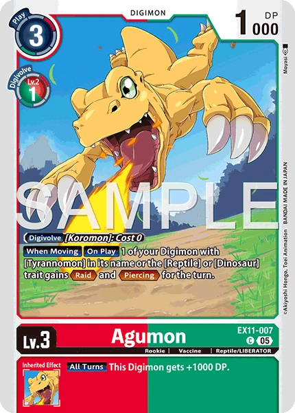 Agumon EX11-007