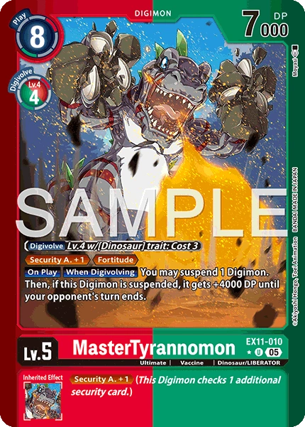 MasterTyrannomon EX11-010 (Limited Uncommon)