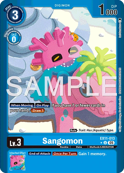 Sangomon EX11-013 (Limited Uncommon)