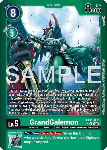 GrandGalemon EX11-032 (Limited Uncommon)