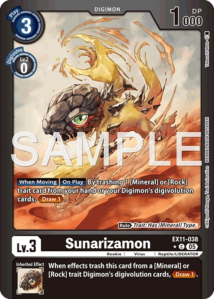 Sunarizamon EX11-038 (Limited Common)