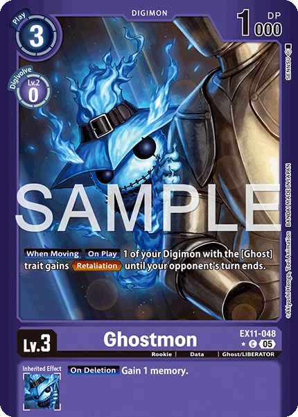 Ghostmon EX11-048 (Limited Common)