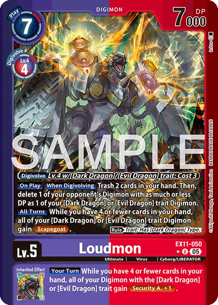 Loudmon EX11-050 (Limited Uncommon)