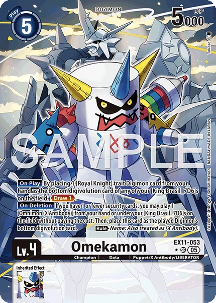 Omekamon EX11-053 (Alternate Art)