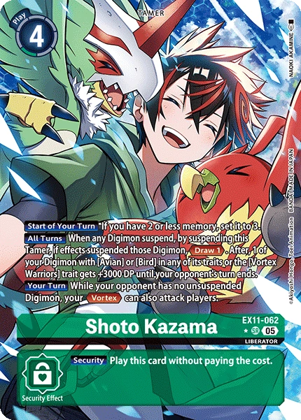Shoto Kazama EX11-062 (Alternate Art)